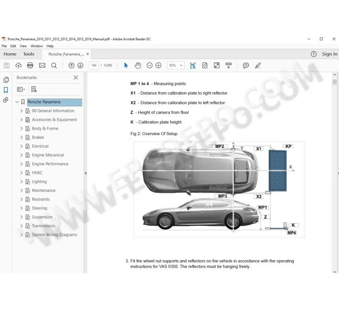 PORSCHE PANAMERA 2010 - 2016 SERVICE MANUAL
